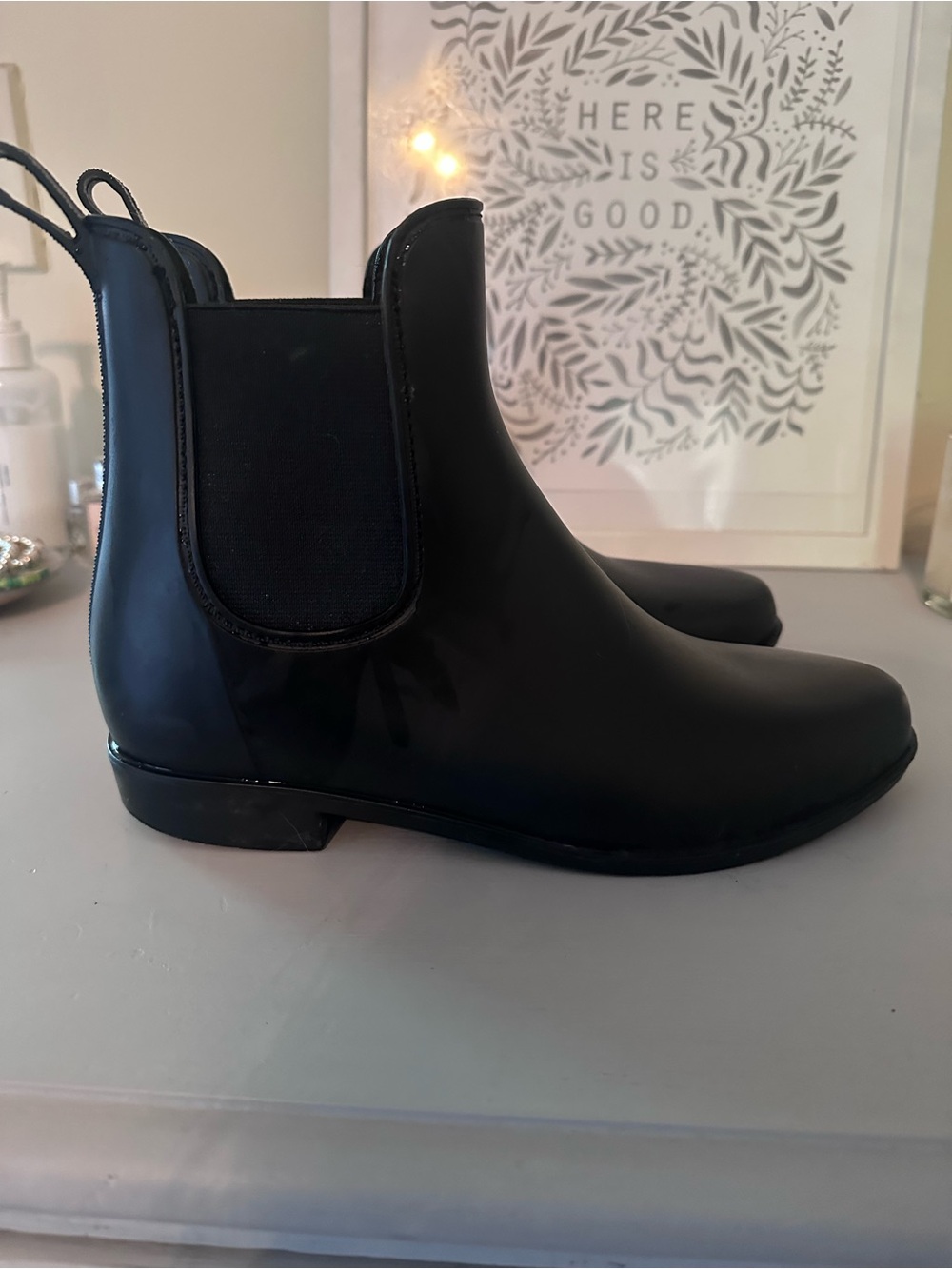 Target Black Women's Chelsea Rain Ankle Boots